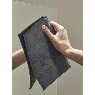 Салфетка ЯЯЯ Набор салфеток-губок двухсторонних из микрофибры cozy clean, темно-серые, 2 шт. арт. SS0000121
