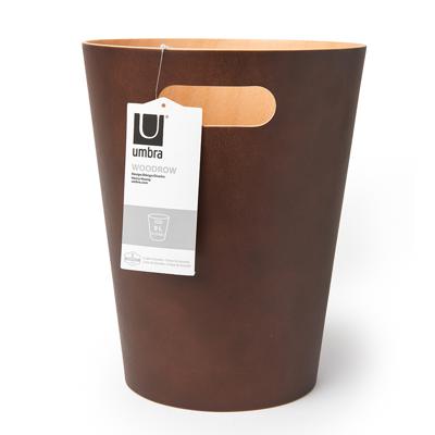 Корзина Umbra Корзина для мусора woodrow, 7,5 л, эспрессо арт. 082780-213