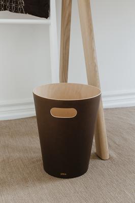 Корзина Umbra Корзина для мусора woodrow, 7,5 л, эспрессо арт. 082780-213