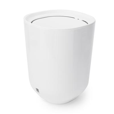 Корзина Umbra Корзина для мусора с крышкой step, 6,6 л, белая арт. 023840-660