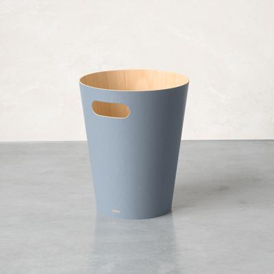 Корзина Umbra Корзина для мусора woodrow, 7,5 л, серо-голубая арт. 082780-1050