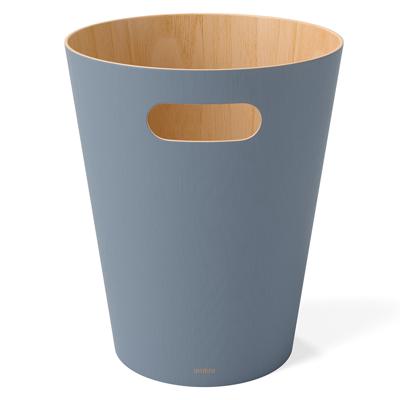 Корзина Umbra Корзина для мусора woodrow, 7,5 л, серо-голубая арт. 082780-1050