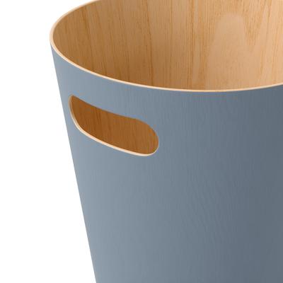 Корзина Umbra Корзина для мусора woodrow, 7,5 л, серо-голубая арт. 082780-1050