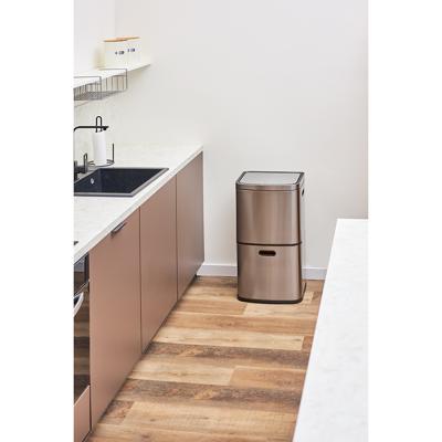 Корзина ЯЯЯ Контейнер мусорный с 2-мя отделениями smart bin, сенсорный, 60 л арт. SS0000250