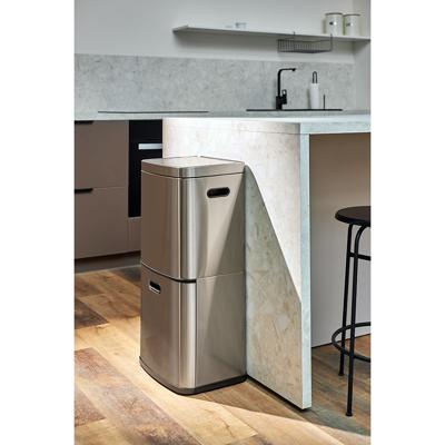Корзина ЯЯЯ Контейнер мусорный с 2-мя отделениями smart bin, сенсорный, 60 л арт. SS0000250