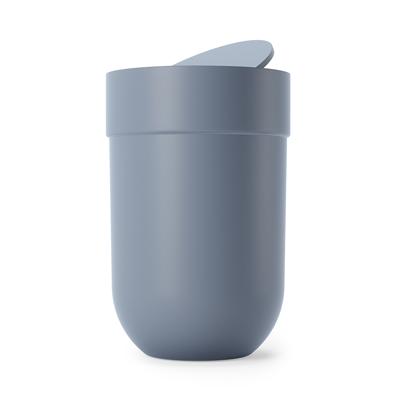 Корзина Umbra Корзина для мусора с крышкой touch, 6 л, голубая арт. 023269-1050
