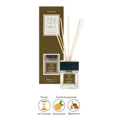 Аромат AMBIENTAIR Диффузор ароматический lacrosse, sandalwood&bergamot, 100 мл арт. MK100SBLC