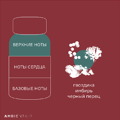 Аромат AMBIENTAIR Диффузор ароматический gifting, gingerbread&orange, 100 мл арт. MK100GBTO