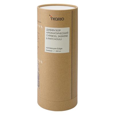 Аромат Tkano Диффузор ароматический cypress, jasmine & patchouli из коллекции edge, 200 мл, бежевый арт. TK23-DIF0021