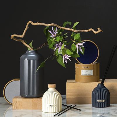 Аромат Tkano Диффузор ароматический musk, rose & cedarwood из коллекции edge, 200 мл, тёмно-синий арт. TK23-DIF0008