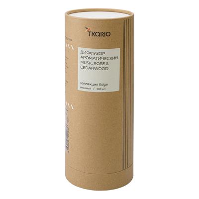 Аромат Tkano Диффузор ароматический musk, rose & cedarwood из коллекции edge, 200 мл, бежевый арт. TK23-DIF0020