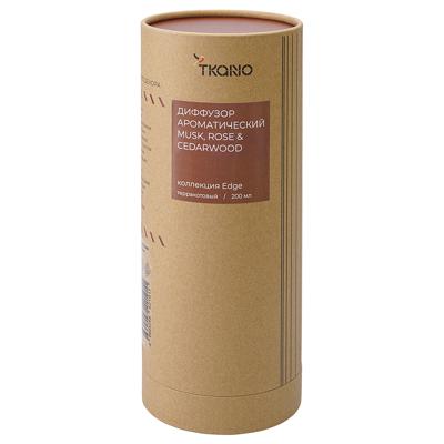 Аромат Tkano Диффузор ароматический musk, rose & cedarwood из коллекции edge, 200 мл, терракотовый арт. TK23-DIF0032