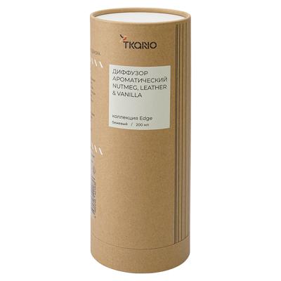 Аромат Tkano Диффузор ароматический nutmeg, leather & vanilla из коллекции edge, 200 мл, бежевый арт. TK23-DIF0018