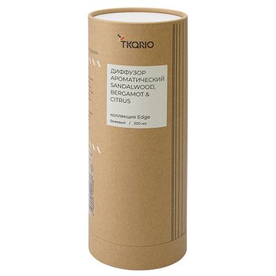 Аромат Tkano Диффузор ароматический sandalwood, bergamot & citrus из коллекции edge, 200 мл, бежевый арт. TK23-DIF0016