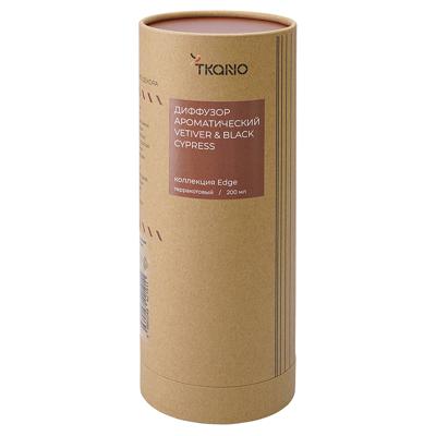 Аромат Tkano Диффузор ароматический vetiver & black cypress из коллекции edge, 200 мл, терракотовый арт. TK23-DIF0029