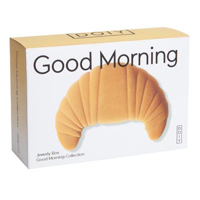 Остальные предметы Doiy Шкатулка для украшений good morning, croissant арт. DYBOXGMCR
