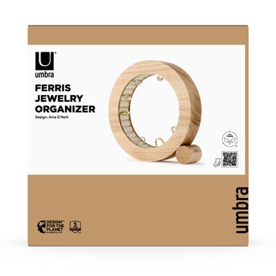 Остальные предметы Umbra Органайзер для украшений ferris,  D19 см, натуральное дерево арт. 1021415-390-CHN