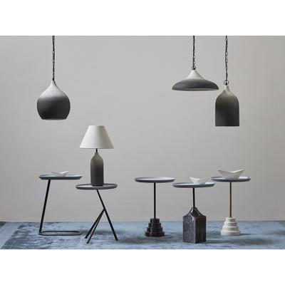 Подвесной светильник Bergenson Bjorn Светильник подвесной sustainable collection, D33х38 см, черный/белый арт. BB0000173