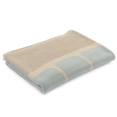 Плед Tkano Плед из хлопка с рисунком tea plantation из коллекции terra, 130х180 см арт. TK22-TH0002