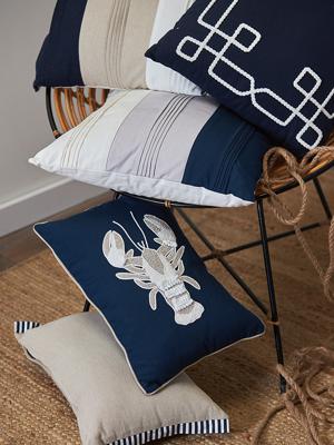 Комплект Tkano Подушка декоративная navy lobster из коллекции sea treasures, 30х45 см арт. TK25-CU0001