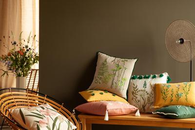 Комплект Tkano Подушка декоративная meadow bloom из коллекции ethnic, 45х45 см арт. TK25-CU0025