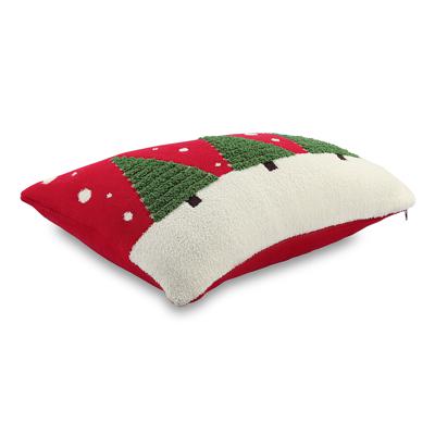 Комплект Tkano Подушка вязаная с новогодним рисунком festive wood из коллекции new year essential, 40x60 см арт. TK25-CU0020