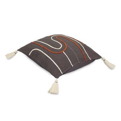Комплект Tkano Чехол на подушку linear path из коллекции ethnic, 45х45 см арт. TK25-CC0006