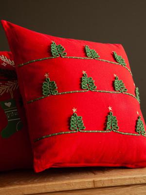 Комплект Tkano Чехол на подушку christmas forest из коллекции new year essential, 45х45 см арт. TK25-CC0024