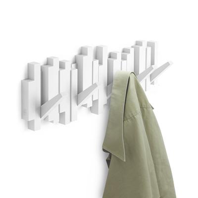 Вешалка Umbra Вешалка настенная sticks, 49,3 см, белая, 5 крючков арт. 318211-660