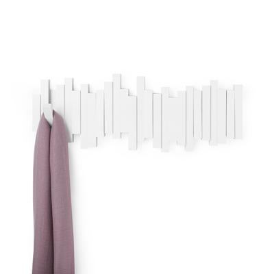 Вешалка Umbra Вешалка настенная sticks, 49,3 см, белая, 5 крючков арт. 318211-660