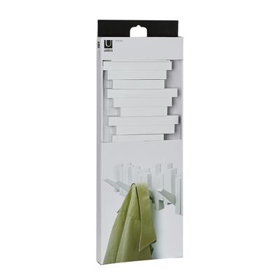 Вешалка Umbra Вешалка настенная sticks, 49,3 см, белая, 5 крючков арт. 318211-660