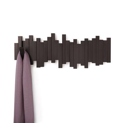 Вешалка Umbra Вешалка настенная sticks, 49,3 см, эспрессо, 5 крючков арт. 318211-213
