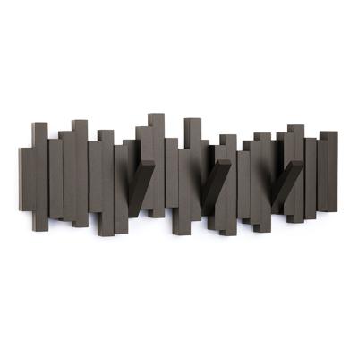 Вешалка Umbra Вешалка настенная sticks, 49,3 см, эспрессо, 5 крючков арт. 318211-213