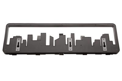 Вешалка Umbra Вешалка настенная skyline, 50 см, черная, 5 крючков арт. 318190-040