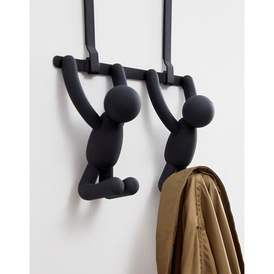Вешалка Umbra Вешалка надверная buddy, 21,6 см, черная, 2 крючка арт. 1004260-040