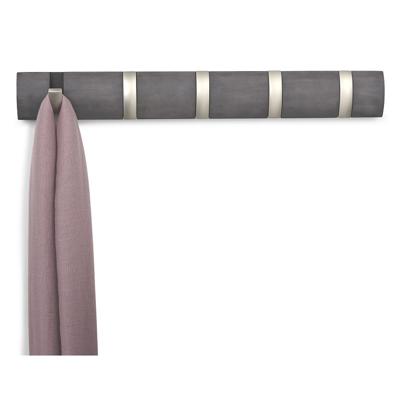 Вешалка Umbra Вешалка настенная flip, 50,8 см, дерево-никель, 5 крючков арт. 318850-1143