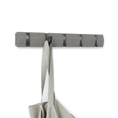 Вешалка Umbra Вешалка настенная flip, 5 крючков, серая арт. 318850-1045