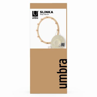 Вешалка Umbra Вешалка настенная slinka, натуральное дерево арт. 1018115-390