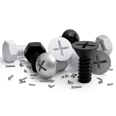 Вешалка QUALY Набор вешалок screw, белые, 3 шт. арт. QL10064-WH