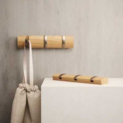 Вешалка Umbra Вешалка настенная flip, 3 крючка, натуральное дерево арт. 318853-390-F