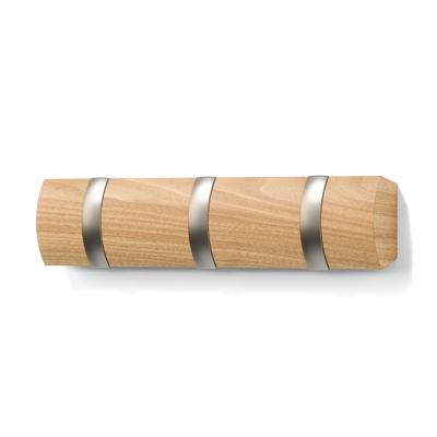 Вешалка Umbra Вешалка настенная flip, 3 крючка, натуральное дерево арт. 318853-390-F