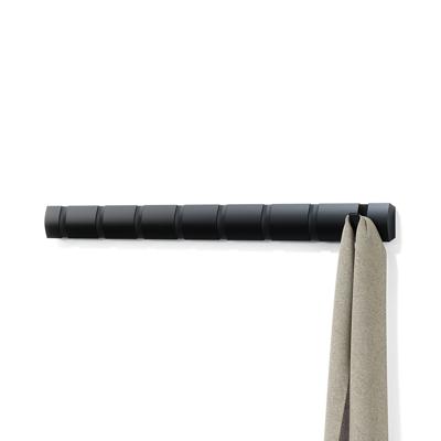 Вешалка Umbra Вешалка настенная flip, 8 крючков, черная арт. 318858-040