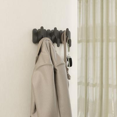 Вешалка Umbra Вешалка настенная tempo, 6 крючков, черная арт. 1022941-040