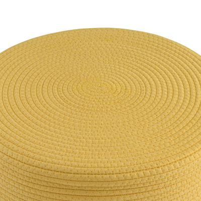 Пуф Bergenson Bjorn Пуф devy, D40х40 см, бежевый/горчичный арт. TL-BB-PFDV-PN-CTN-M40