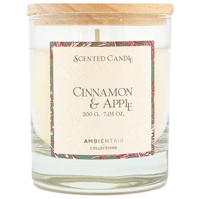 Свеча AMBIENTAIR Свеча ароматическая gifting, cinnamon&apple, 40 ч арт. VV401MCTO