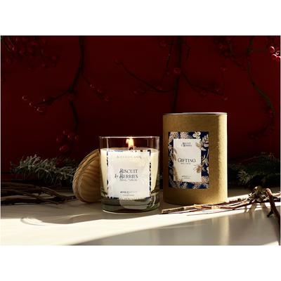 Свеча AMBIENTAIR Свеча ароматическая gifting, bisquit&berries, 40 ч арт. VV401GTTO