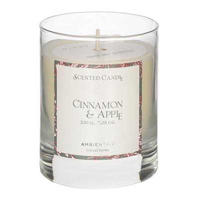 Свеча AMBIENTAIR Свеча ароматическая gifting, cinnamon&apple (новая), 40 ч арт. VV401MCTO_new