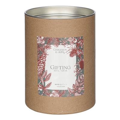 Свеча AMBIENTAIR Свеча ароматическая gifting, cinnamon&apple (новая), 40 ч арт. VV401MCTO_new