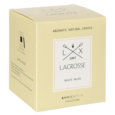 Свеча AMBIENTAIR Свеча ароматическая lacrosse, white musk (новая), 60 ч арт. VV060MBLC_new