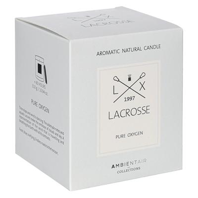 Свеча AMBIENTAIR Свеча ароматическая lacrosse, pure oxygen (новая), 60 ч арт. VV060OXLC_new